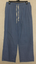 Excellent Mens Croft &amp; Barrow Royal Blue W/ Sailboats Woven Pajama Pants Size L - £18.32 GBP