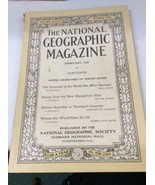 ANTIQUE NATIONAL GEOGRAPHIC AMERICAN VINTAGE February 1920 - $28.07 CAD