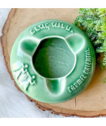 CARMEL MIZRAHI Oriental Vintage Advertising Green Ashtray Ceramic Israel... - $872.81 MXN