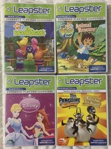 Leap Frog Leapster Lot Disney Princess, Diego, Backyardigans &amp; Penguins FreeShip - £14.52 GBP