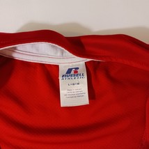 Russell Athletic S71QLMK Coosa Valley Men's Red & White Full Zip Sweatshirt Sz L image 5