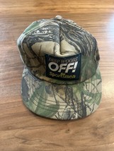 Vintage Camo Mens Hat Deep Woods Off! For Sportsmen Made in USA - £19.10 GBP