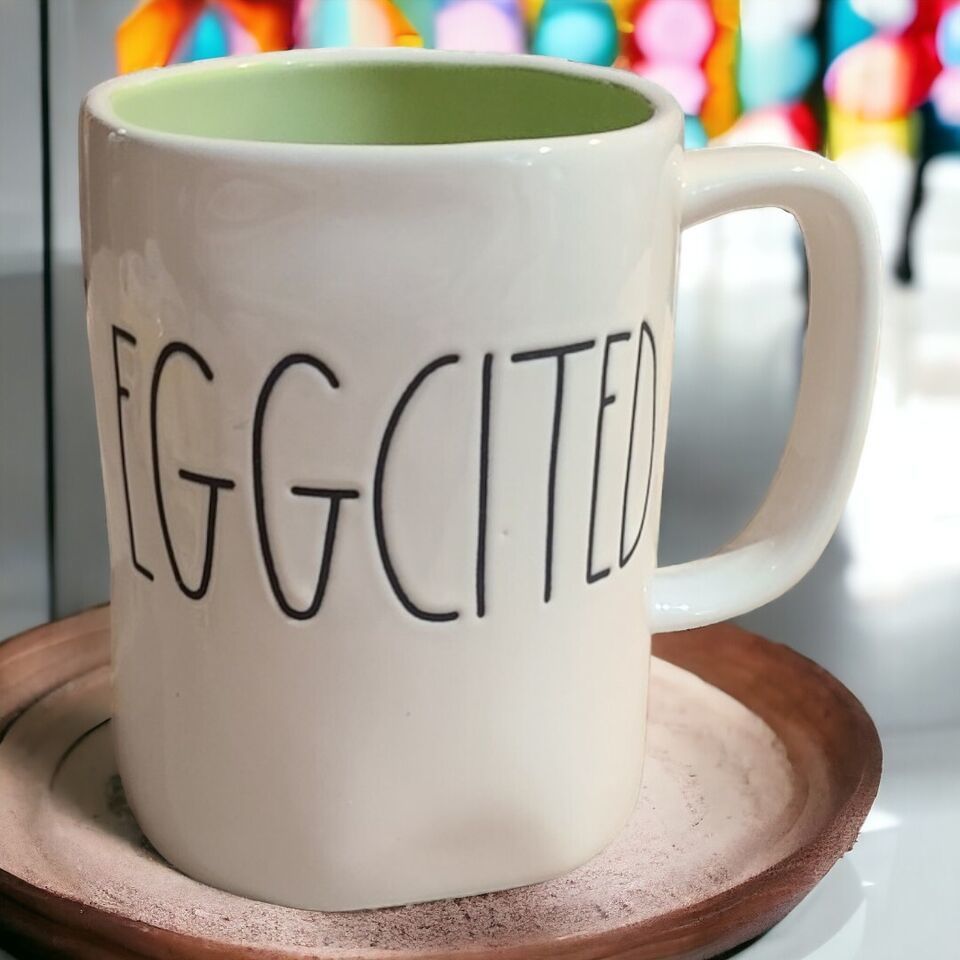 Rae dunn eggcited mug.New without tag. bottom has some scuffing . - $21.00