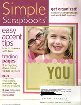 Simple Scrapbooks Magazine January 2006 Easy Accent Tips for Scrapbook - £3.77 GBP