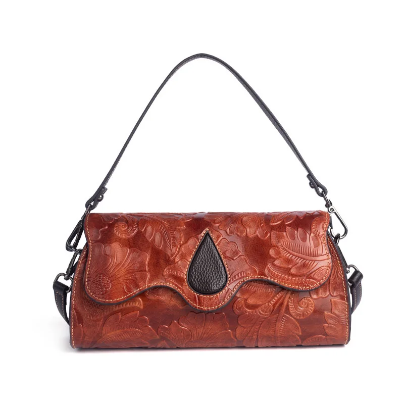  Retro Handbags For Women  Leather Handle Bag 2024 Trend  Luxury Female Handbag  - £63.39 GBP