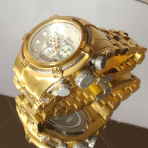 Invicta Bolt Zeus Quartz Watch | Gold Stainless Steel Case | Model 12743 - £358.88 GBP