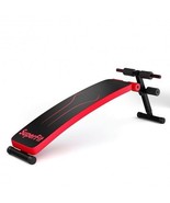 Folding Weight Bench Adjustable Sit-up Board Workout Slant Bench-Red - C... - $2,523.45 MXN