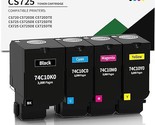 Cs720 Remanufactured Toner For Lexmark Cs720 Color Toner Cartridge For C... - £145.26 GBP