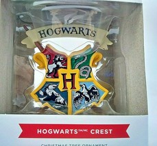 Harry Potter Hogwarts Crest Wizarding World Hallmark Christmas Tree Ornament - £19.14 GBP