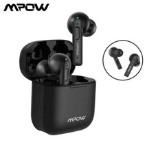 Earbuds Mpow X3 ANC Wireless Earphones Active Noise Cancelling Mic Bluetooth - £16.05 GBP