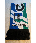 Timbers Army &quot;Cascadia&quot; Scarf SportScarf Black Fringe - $19.35