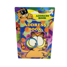 VINTAGE GARFIELD THE CAT ADDRESS BOOK PAPER PAGES NOS NEW IN PACKAGE - £18.63 GBP