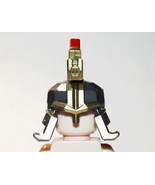 Red Crested War Helmet Military Armor DIY For Toys Minifigures - $3.45
