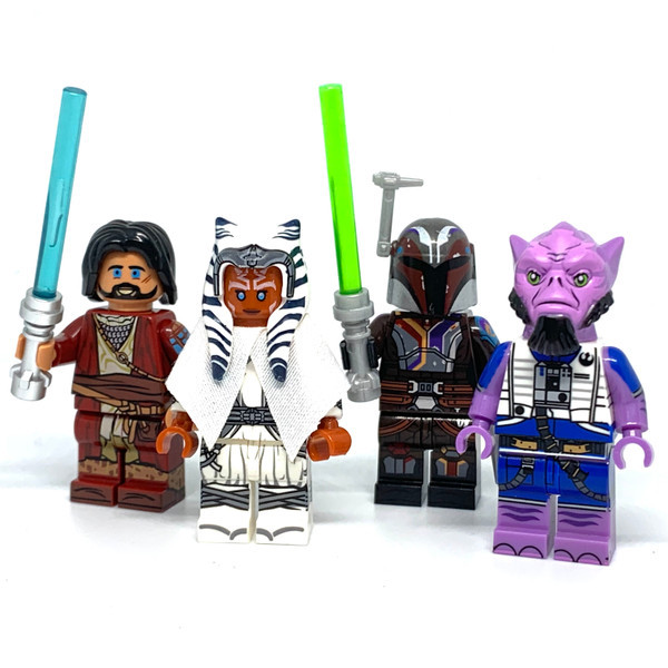 Ahsoka et Sabine Zeb Ezra Bridger Ahsoka Tano Star Wars Custom Minifigures - $31.25