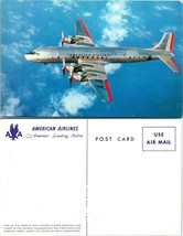 American Airlines DC-7 Flagship Non-Stop Service Coast to Coast Vintage Postcard - £7.51 GBP