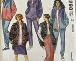McCall&#39;s 7298 Vintage style Jogging Suit 1994 Pants Vest Misses SzXL-XXL... - $12.19