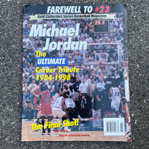 Michael Jordan 1999 Gold Collectors Series Farewell to #23 Career Tribute Poster - $9.67