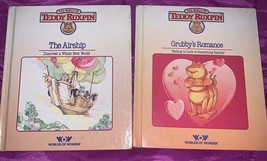 Teddy Ruxpin Books Set Of 2  Vintage 1985 Worlds Of Wonder No Tapes - £4.72 GBP