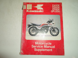 1983 1984 Kawasaki Z400F Z500F Z550F GPZ550 Service Manual Supplement OEM - $89.99