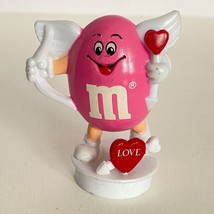 1992 M&amp;M Cupid Wings Bow Quiver Heart Arrows Love Valentines Day Topper Pink 11D - £7.16 GBP