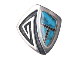 Vintage Hopi Overlay/Channel Inlay Bolo by T Thomas - $227.70