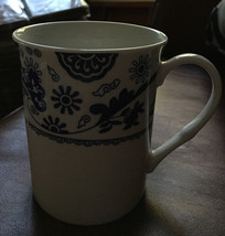 Spode Italian Brocade Mug 12oz Blue/white Nib - £15.57 GBP