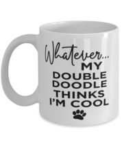 Double Doodle Dog Lovers Coffee Mug - Funny 11 oz Tea Cup For Friends Office  - £11.05 GBP
