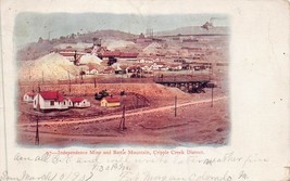 Cripple Creek Co~ Indépendance Mine &amp; Bataille Mountain~ 1907&#39; Roosevelt Wv - £6.83 GBP