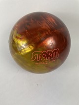 Storm Match 14.95 lb Rust Fireball color Bowling Ball - £63.70 GBP