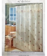 By Appointment Soft Sensations Pure &quot;SHELLS&quot; Eva Vinyl Shower Curtain 70... - £21.37 GBP