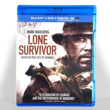 Lone Survivor (Blu-ray/DVD, 2013, Inc Digital Copy) Like New !    Mark Wahlberg - £4.65 GBP
