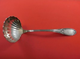 Louis XIV by John Polhamus Sterling Silver Oyster Ladle Fluted Bowl 11 1/4&quot; - £213.69 GBP