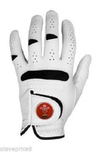WALES RUGBY WRU GOLF GLOVE AND MAGNETIC BALL MARKER. ALL SIZES - £21.86 GBP