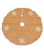 Lumi Tree Skirt Natural Jute 53 Inch Round - $371.00 MXN