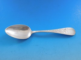 Antique Engraved Wheat by Unknown Sterling Silver Teaspoon BC 5 1/2" Vintage - £46.58 GBP
