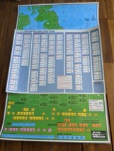 Laminated TSR 1983 Battle Over Britain Map And British Airfield Display - $98.99