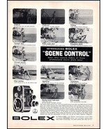 1958 Bolex Scene Control 8mm Movie Camera PRINT AD BX4 - $139.27 MXN