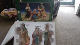 Kurt Adler VGT Nativity Figurines 3 Wise Men 1995 Porcelain Hand Painted... - £93.56 GBP