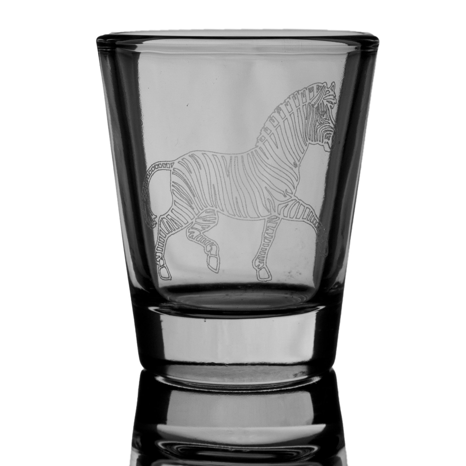 2oz Zebra shot glass - Wild Life - $14.69