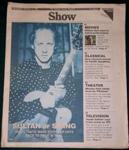 DIRE STRAITS SHOW NEWSPAPER SUPPLEMENT VINTAGE 1992 - €21,55 EUR