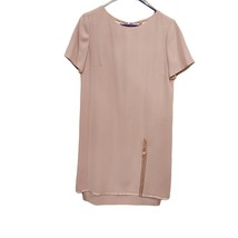 Vintage 90s Liz Claiborne light pink short sleeve maxi dress size 6 - $28.61