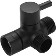 Weirun Brass Shower Arm Diverter Valve Bathroom Universal 3-Way Shower, Black - $39.99