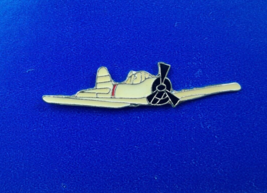 Mitsubishi A6M Zero Aircraft Airplane Enamel Lapel Hat Pin Vintage 80&#39;s Tac - £3.80 GBP