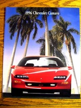 1996 Chevrolet Chevy Camaro, RS Z28 Deluxe Brochure, Colors Specs - £13.23 GBP