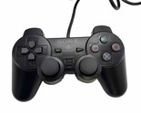 Sony PlayStation 2 Dualshock OEM Original PS2 Controller Black SCPH-10010 - £11.63 GBP
