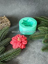 Poinsettia Flower Mold Wedding Candle Mold Scented Decorative Candle Mold - $19.55