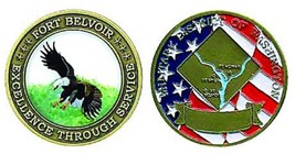 Army Fort Belvoir Military District Of Washington 1.75&quot; Challenge Coin - £29.53 GBP