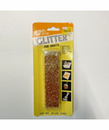 Holly Trim Craft Glitter Gold Tube in Package NOS Vintage NEW, SEALED.. - $16.38 CAD