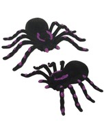 2pc-Realistic Huge Size-Tarantula Spiders-Gothic Haunted House Props Dec... - $9.30 CAD