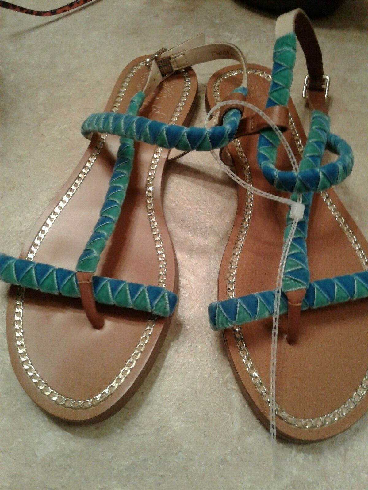 VINCE CAMUTO  Sandal TEAL 7m new - $41.80